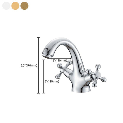Space Saving Foldable Bathroom Faucet – 2 Lever Handles