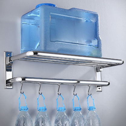 Modern Silver Bathroom Accessories Set