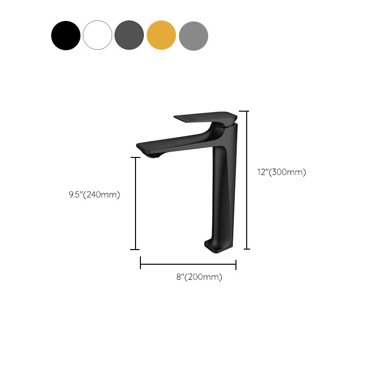 Stylish Copper Bathroom Sink Faucet with Lever Handle