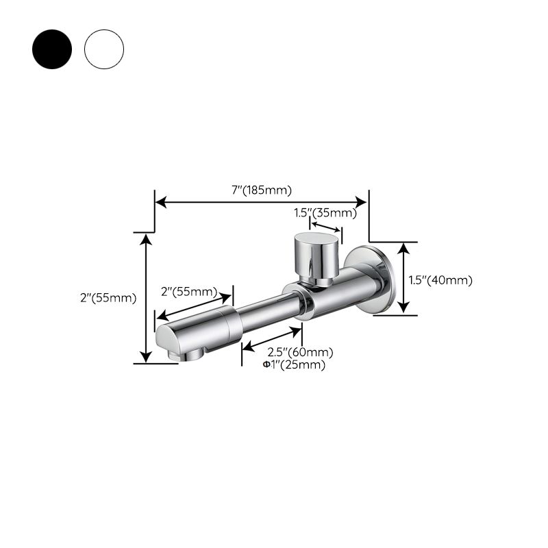 Popular Wall Mount Bathroom Faucet Cross Handle