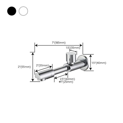 Popular Wall Mount Bathroom Faucet Cross Handle