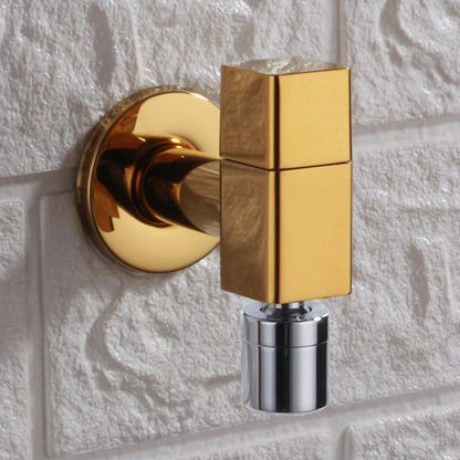 Modern Round Brass Bathroom Faucet Handle