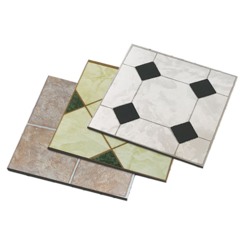 Easy Install Vinyl Floor Tiles with Diamond Pattern
