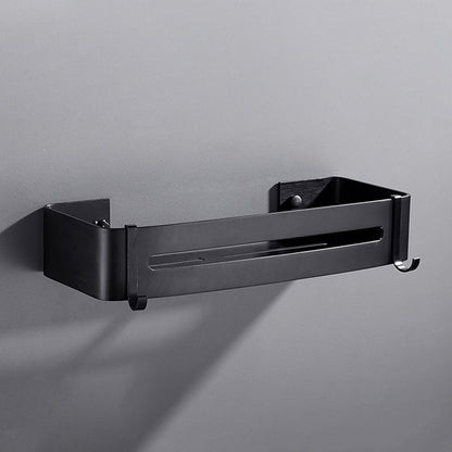 Sleek Black Bathroom Shelf Set, 3 PieceAccessory Kit