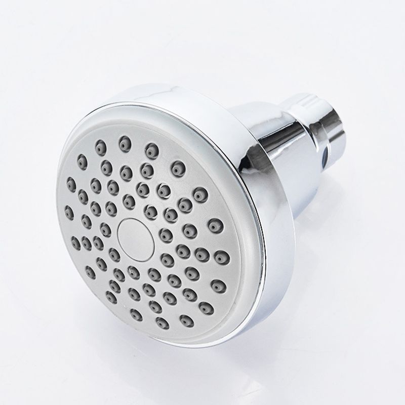 Silver Round Wall Mount Shower Head Stainless Steel