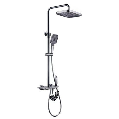 Cofik | Contemporary Wall Mount Shower Set with Adjustable Flow