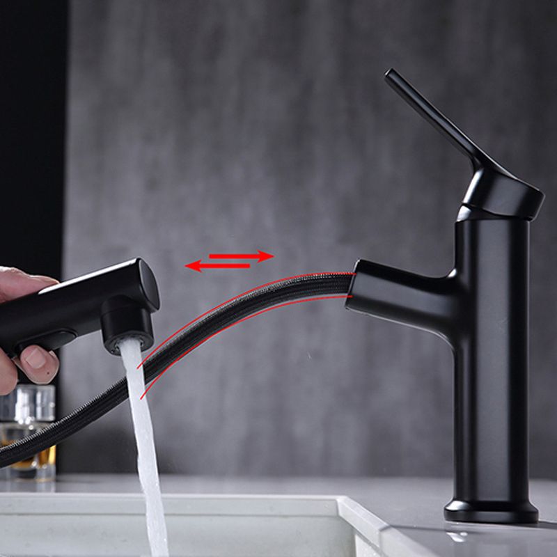 Classic Round Basin Sink Faucet in Solid Brass