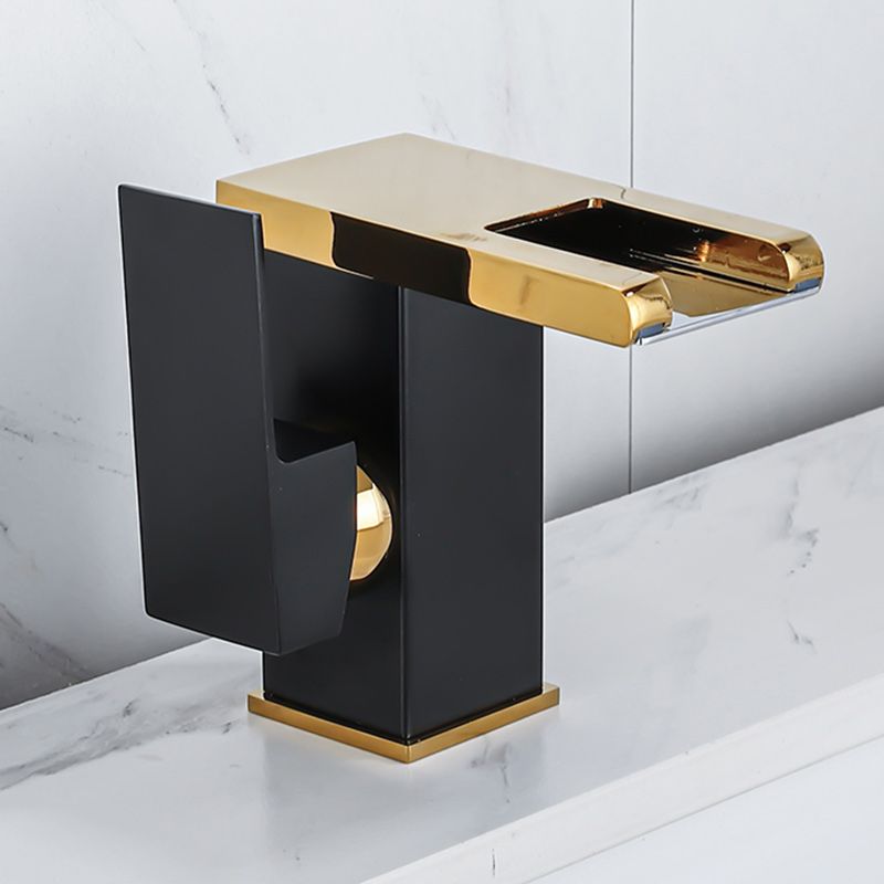 Modern Square LED Bathroom Faucet Mixer Tap