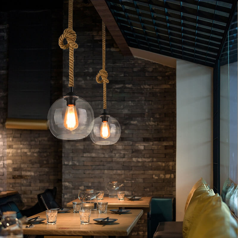Stylish Glass Drop Ceiling Light Fixture