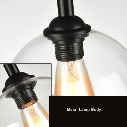 Stylish Glass Drop Ceiling Light Fixture