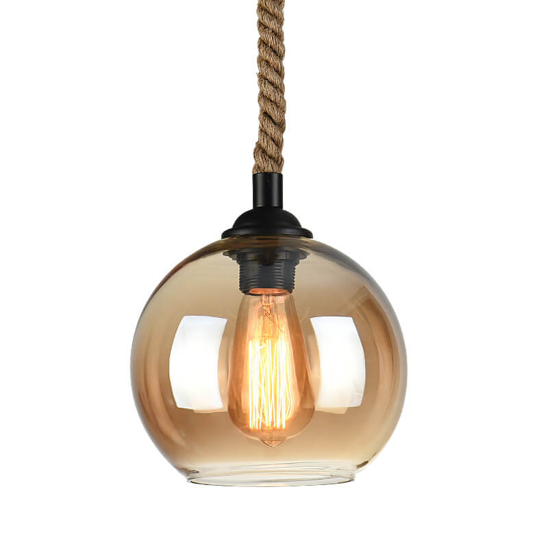 Stylish Glass Drop Ceiling Light Fixture