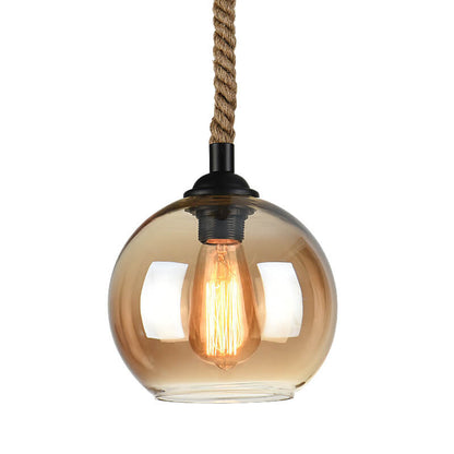 Stylish Glass Drop Ceiling Light Fixture