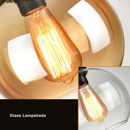Stylish Glass Drop Ceiling Light Fixture