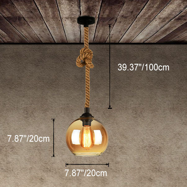 Stylish Glass Drop Ceiling Light Fixture