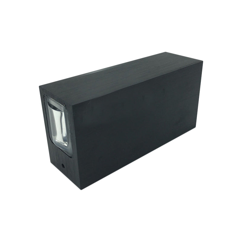 Contemporary Black 2 Light Wall Sconce Lamp