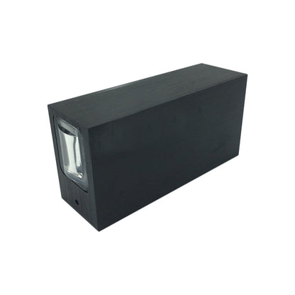 Contemporary Black 2 Light Wall Sconce Lamp