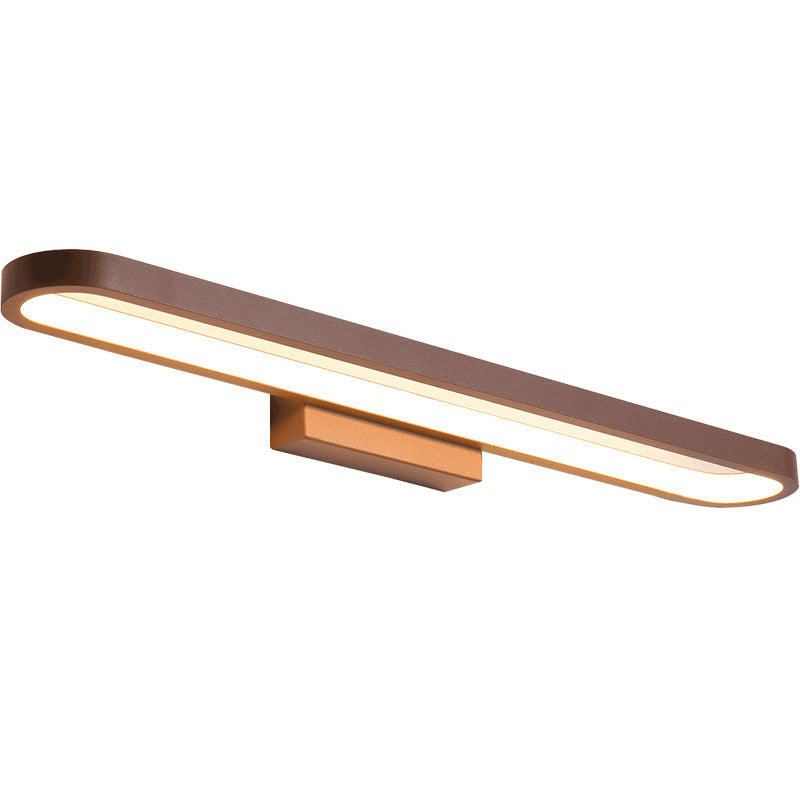 Sleek Gold Metal Wall Lamp