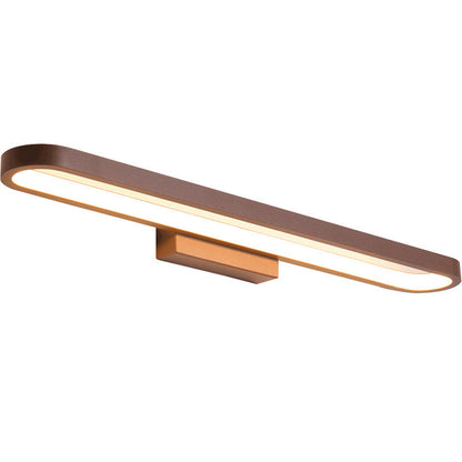 Sleek Gold Metal Wall Lamp