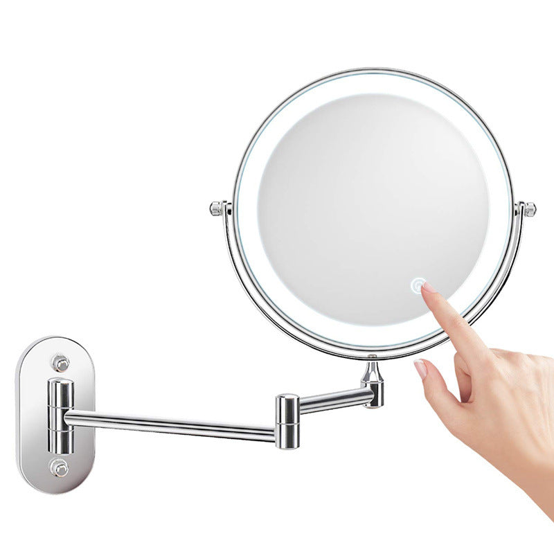 Illuminated Adjustable Bathroom Shaving Mirror