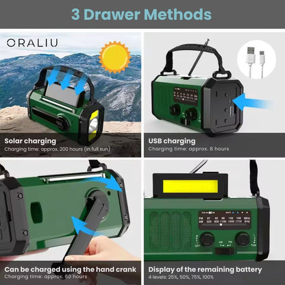 Portable Solar Powered Radio Charger