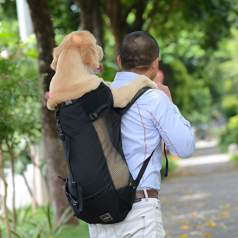 Pet Hiking Backpack - Durable Dog Carrier with Pockets