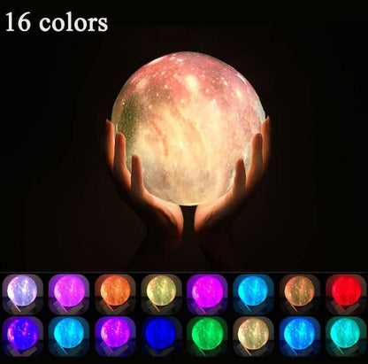 Colorful Moon Night Light Unique Gift Idea