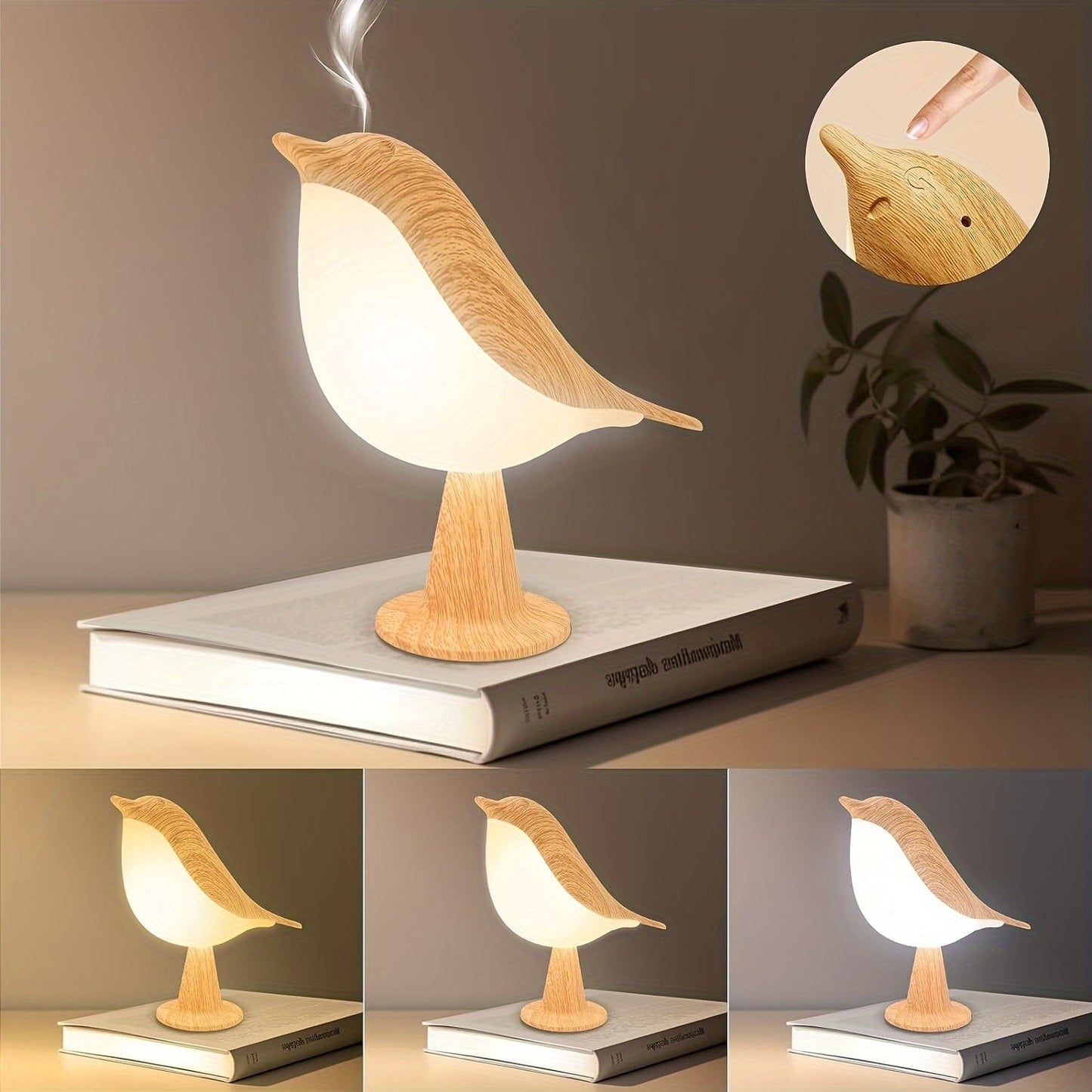 Simple USB Bird Table Light with Touch Control