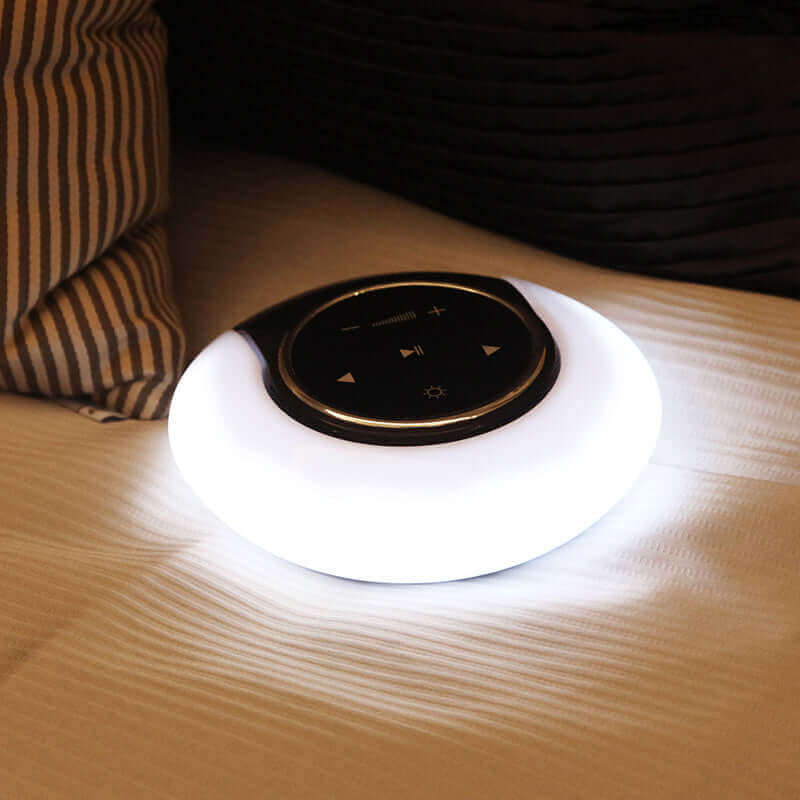 Compact LED Desk Lamp with Bluetooth Speaker