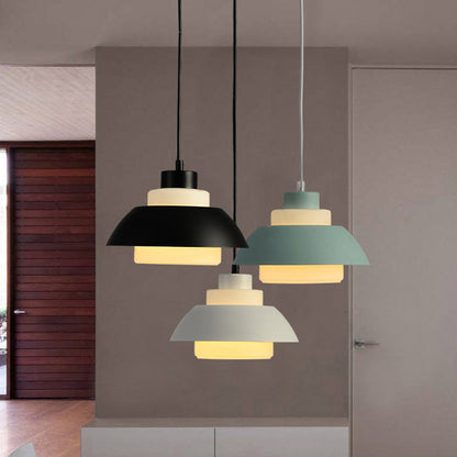 Sleek Metal Pendant Light for Kitchen Dining