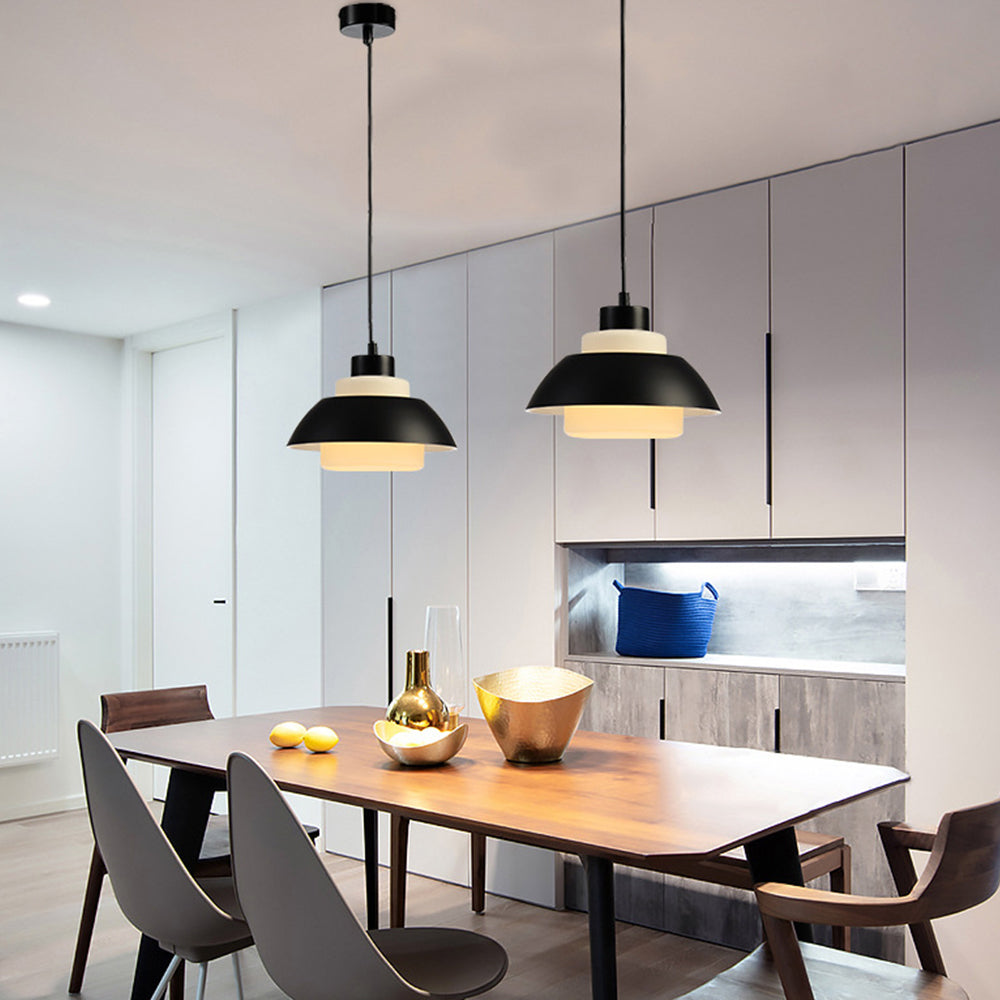 Sleek Metal Pendant Light for Kitchen Dining - Cofik