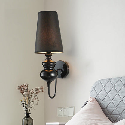 Modern Fabric LED Wall Light Fixture