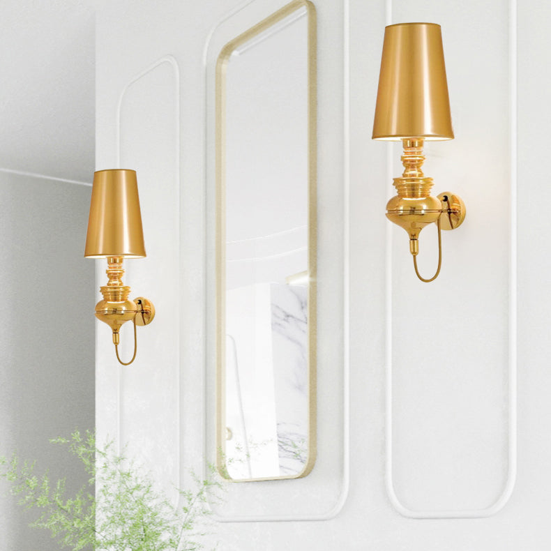 Modern Fabric LED Wall Light Fixture