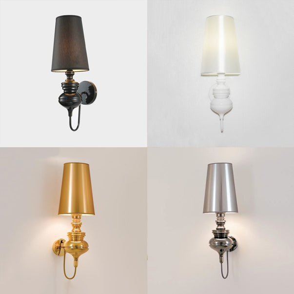 Modern Fabric LED Wall Light Fixture