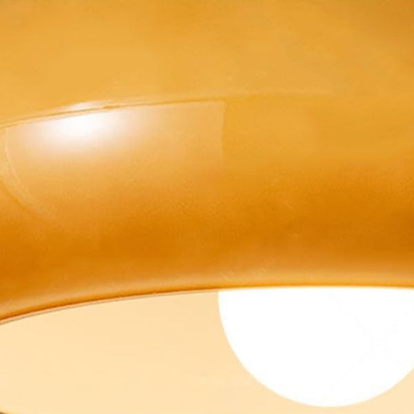 Sleek Glass Copper Pendant Light Fixture