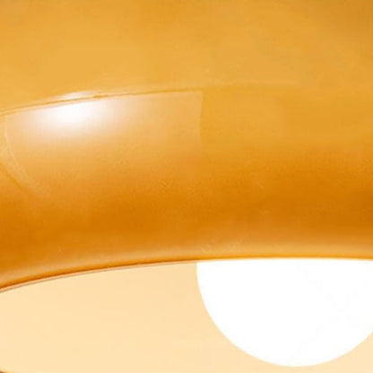 Sleek Glass Copper Pendant Light Fixture