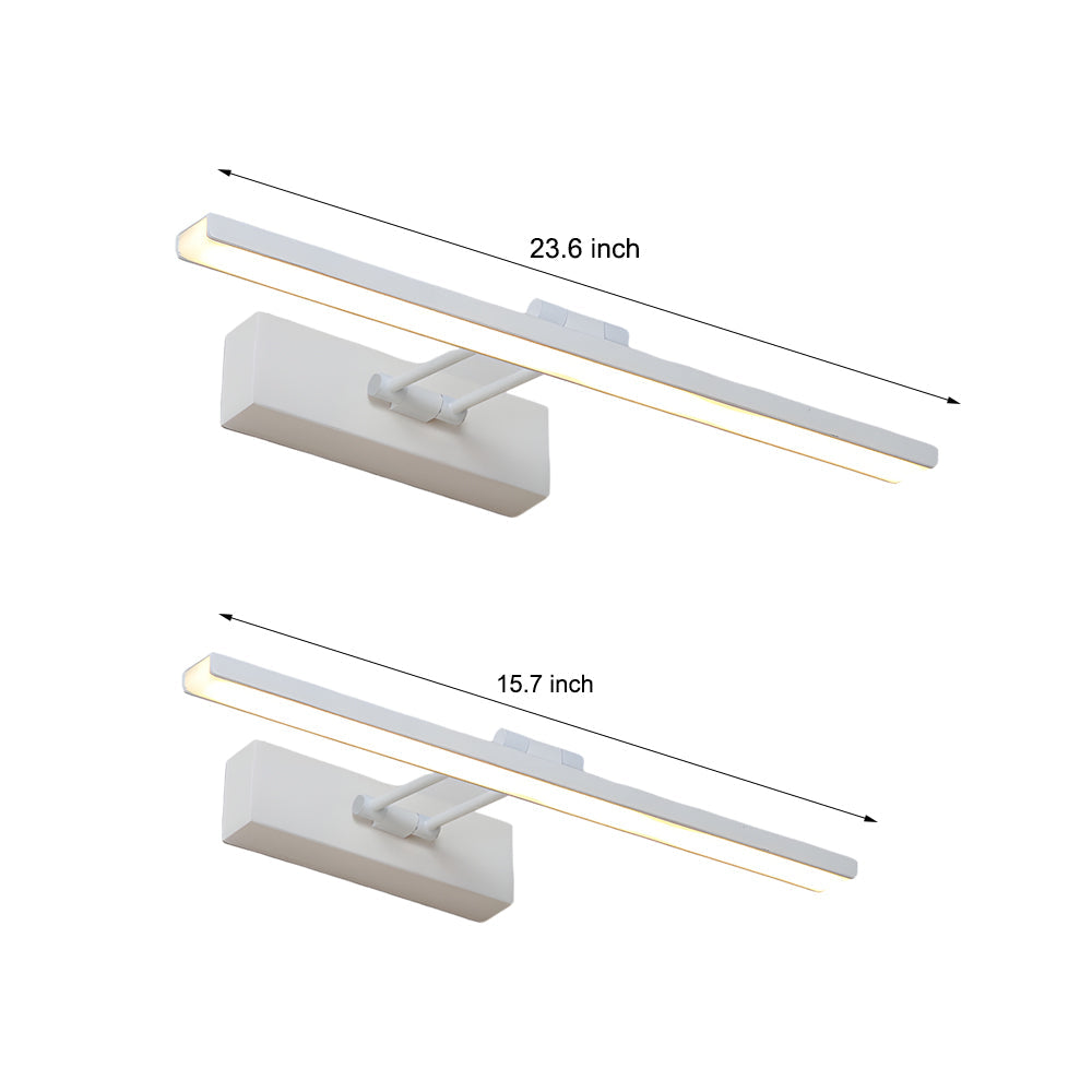 Wide Angle LED Bathroom Light with Sleek Modern Style