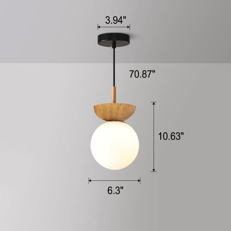 Elegant Glass Metal Pendant Lamp Fixture