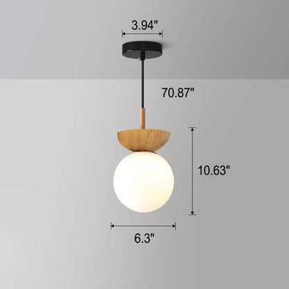 Elegant Glass Metal Pendant Lamp Fixture