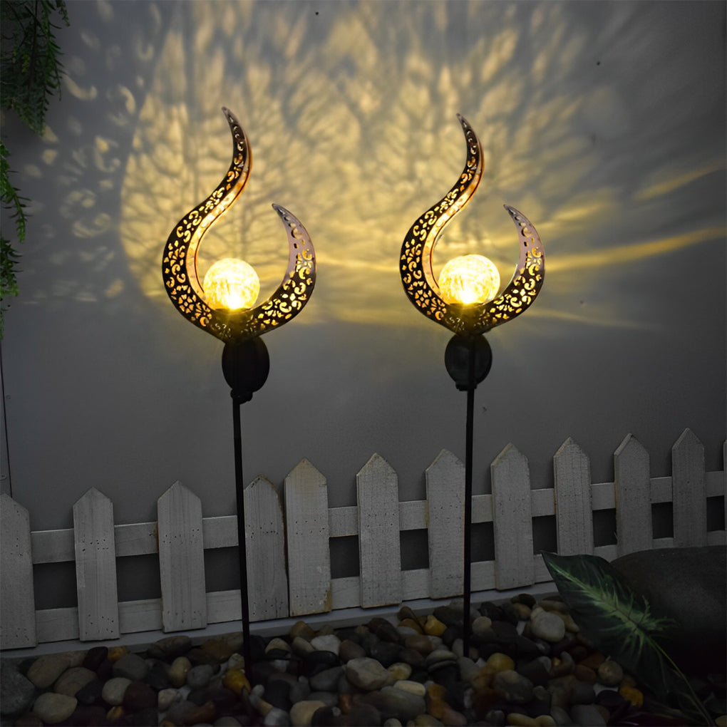 Colorful Outdoor Solar Powered Glass Garden Lights - Cofik
