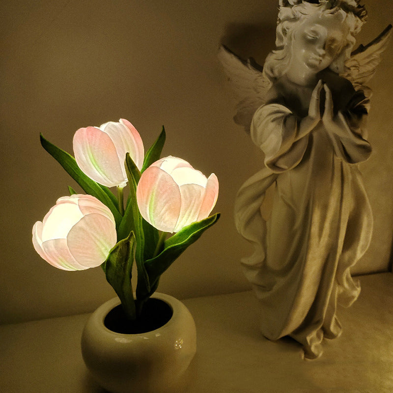 Slim Modern Flower Table Light