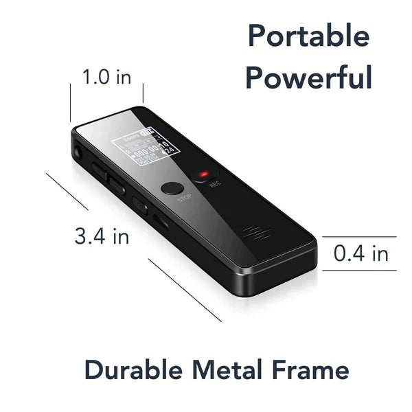 Compact Digital Audio Recorder with Speaker