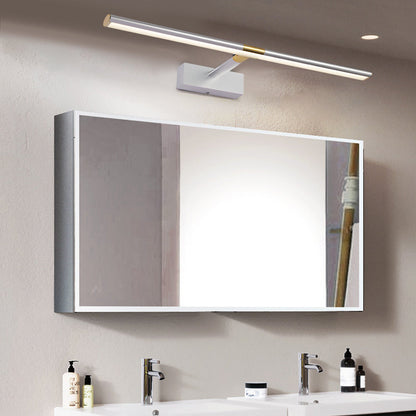 Adjustable LED Bath Light with Extending Arm and Matte Finish