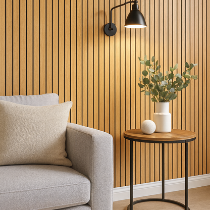 Easy Stick Waterproof Wood Effect Wall Panel