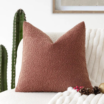 Soft Boucle Throw Pillow Cover 45x45cm Home Decor Cushion