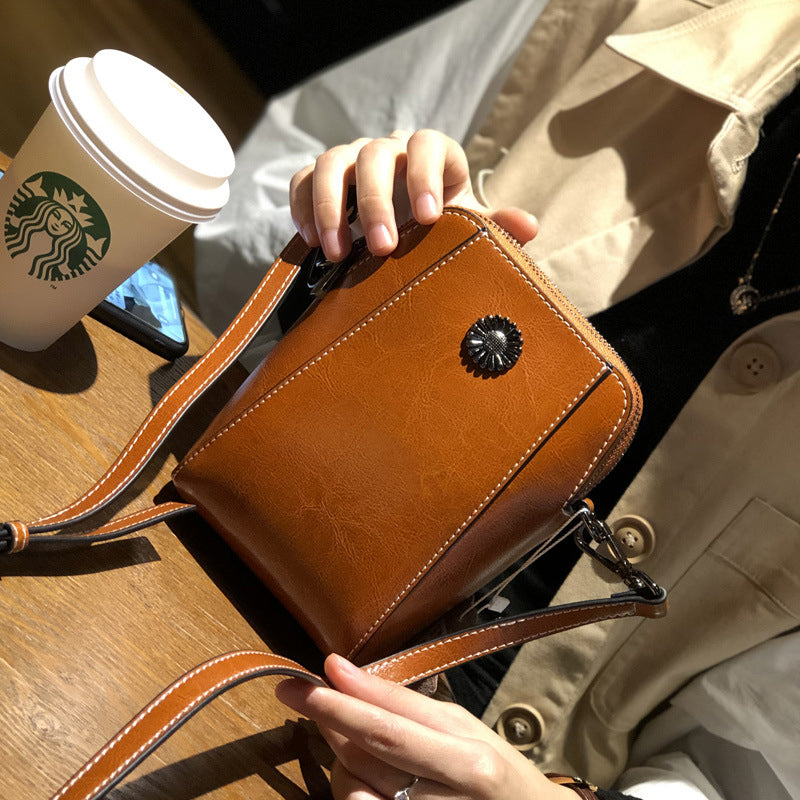 Women's Genuine Leather Phone Pouch