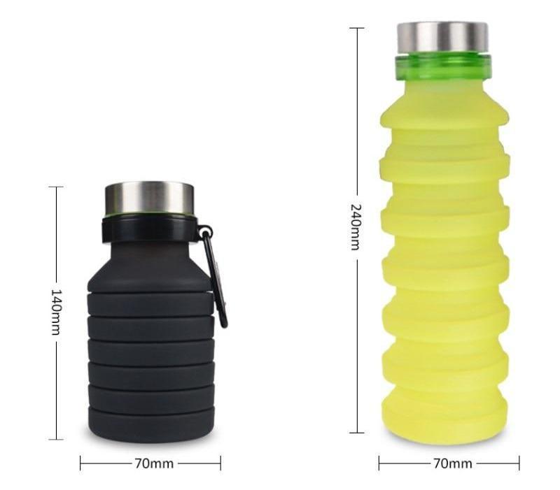 Portable Folding Silicone Water Bottle