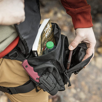 Waterproof Tactical Waist Pack Travel Belt Bag for Men