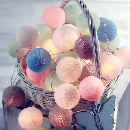 Fluffy White Decorative String