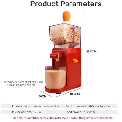 Electric Nut Butter Grinder Machine