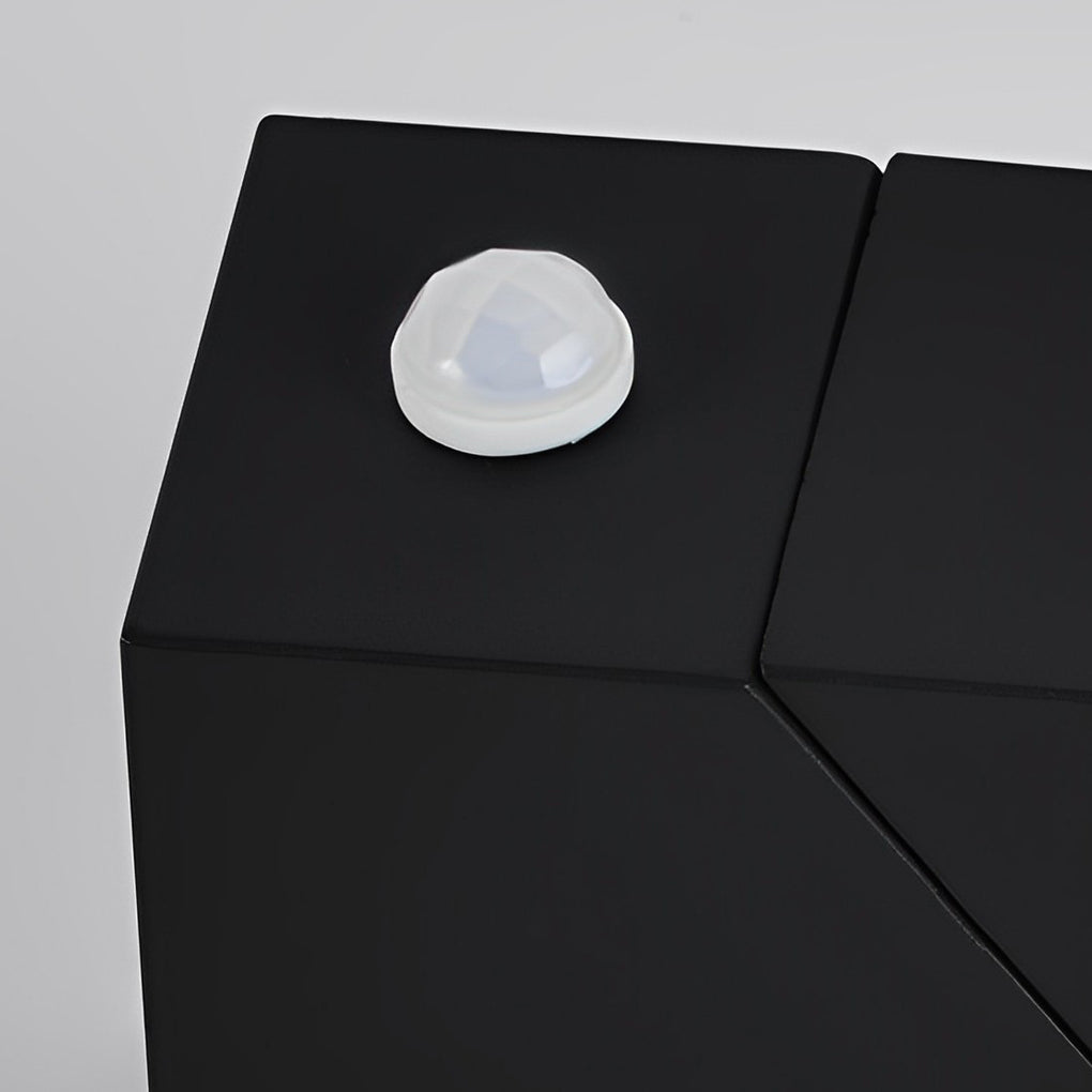 Motion Sensor Outdoor LED Wall Light Black Adjustable